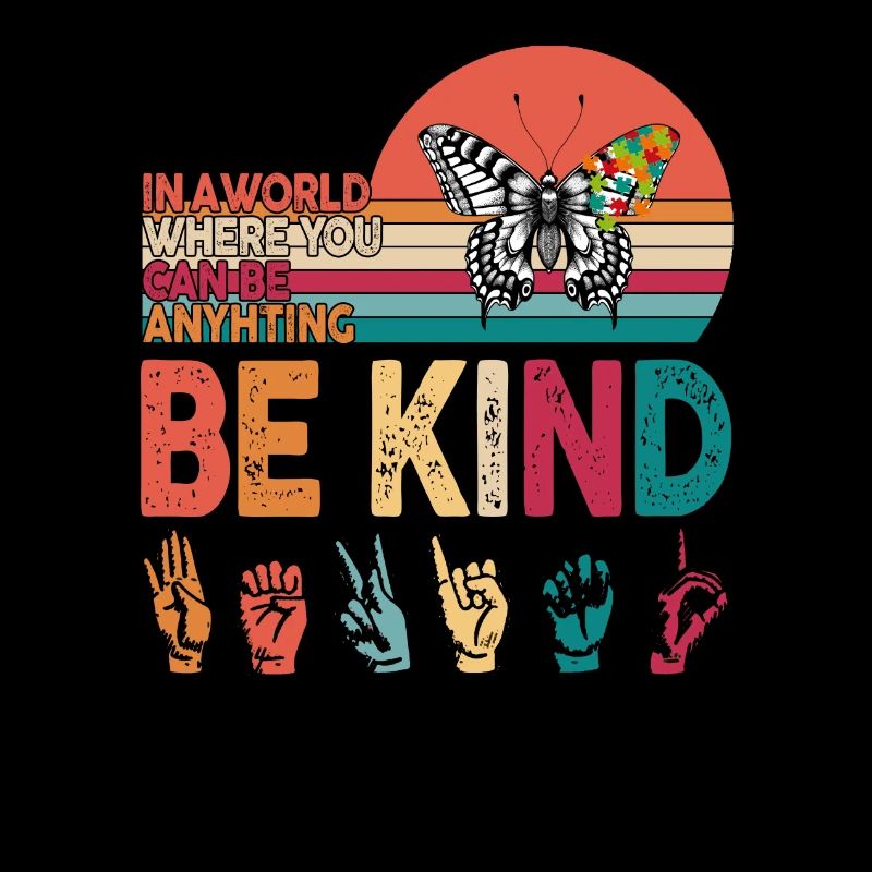 Autismusbewusstsein Sei freundlich