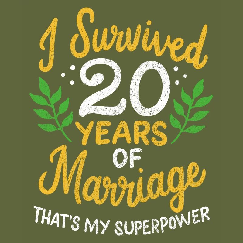 20th Wedding Anniversary Survived 20 Years Of