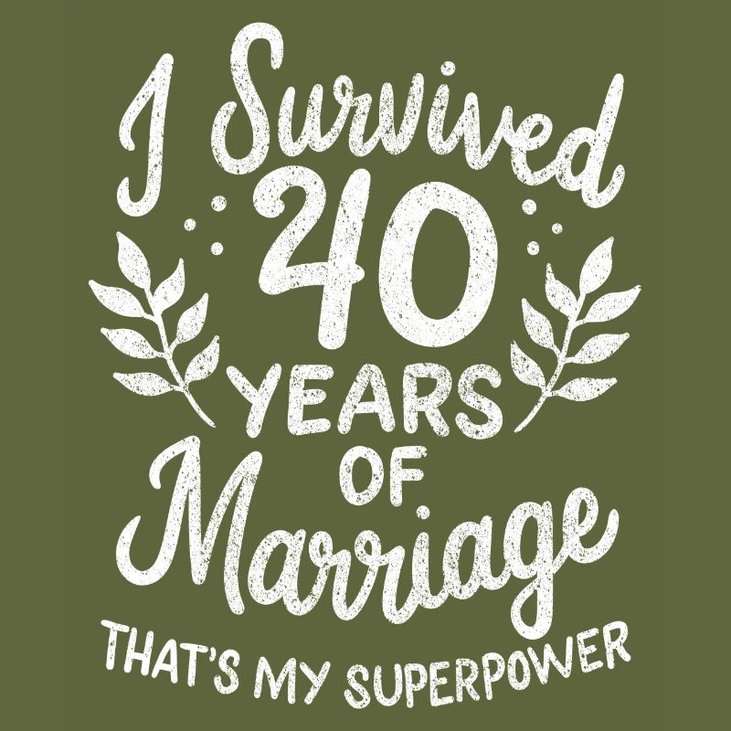 40e anniversaire de mariage a survécu 40 ans de