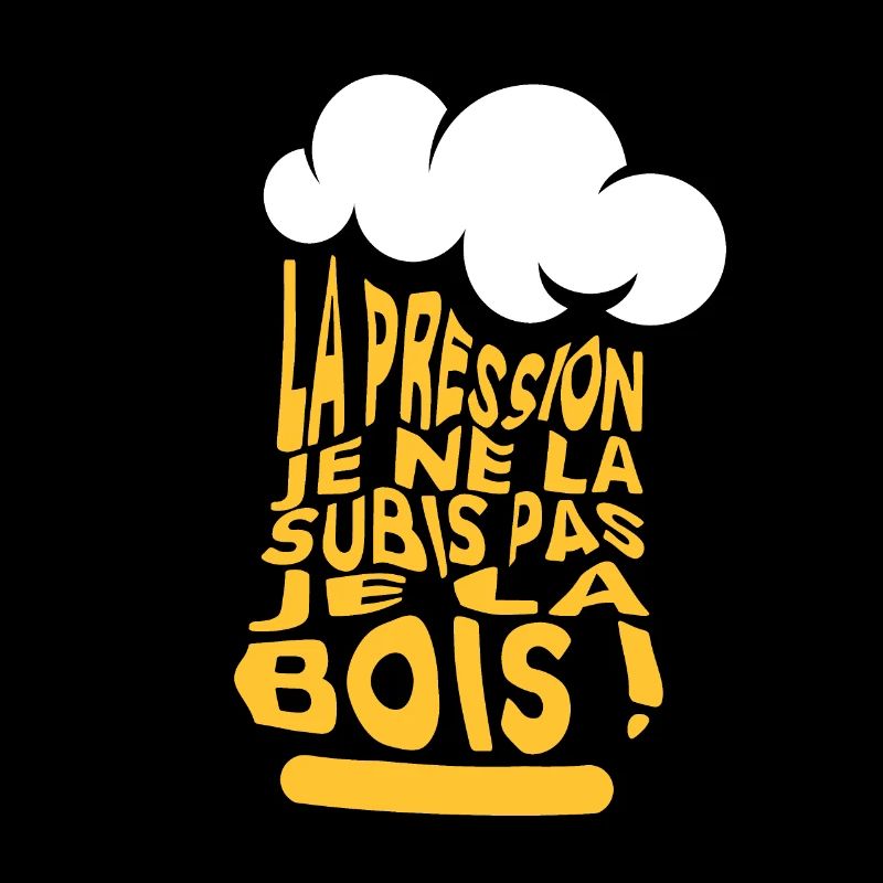 La pression je ne la subis pas je la bois