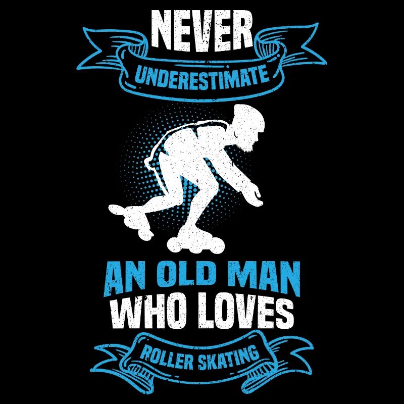 Rollerskate Rollerskating Skating Rollerblades Grandpa