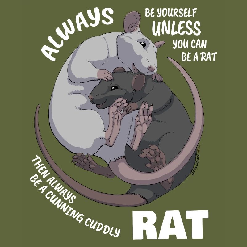 Sei immer du selbst außer du kannst eine Ratte sei