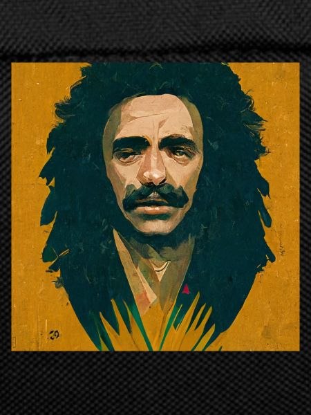 Rastafarian graffiti sketch