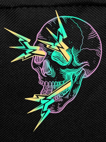 Purple Flash Skull
