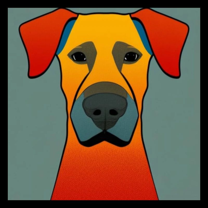 Hund Pop-Art
