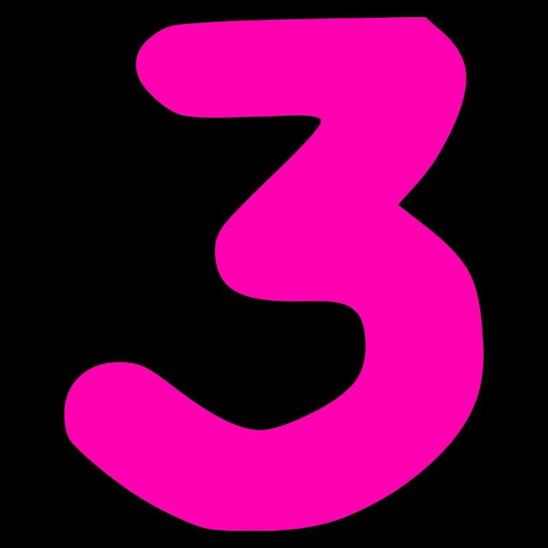 3 years birthday pink