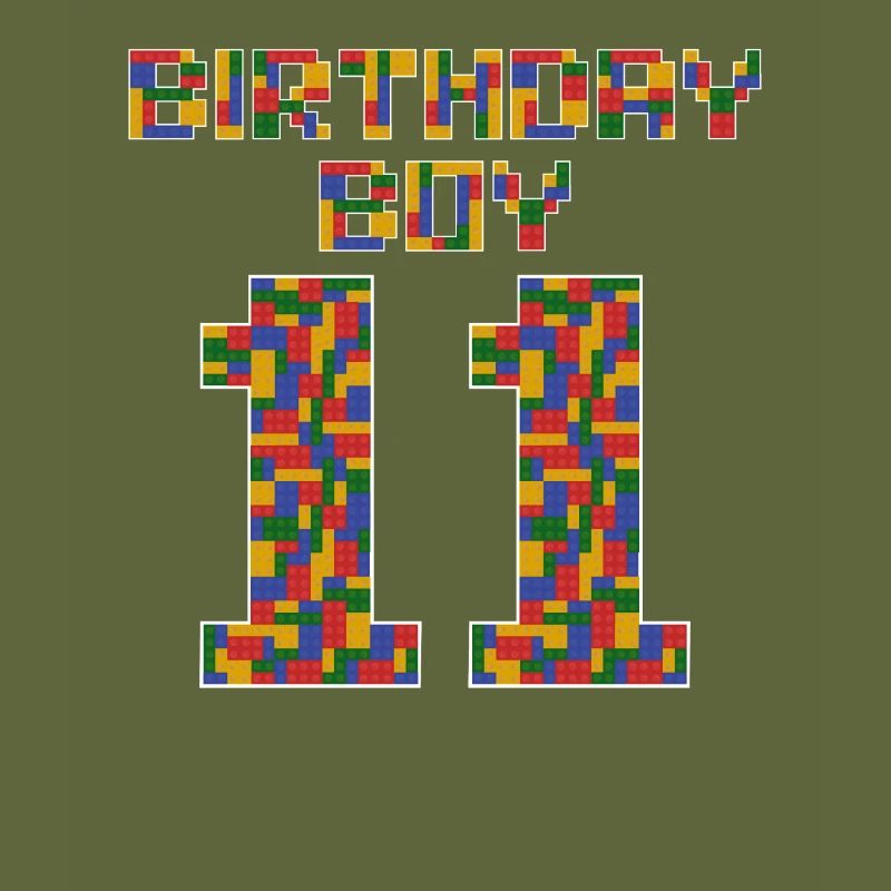 Cute 11th Birthday Gift 11 Year Old Block