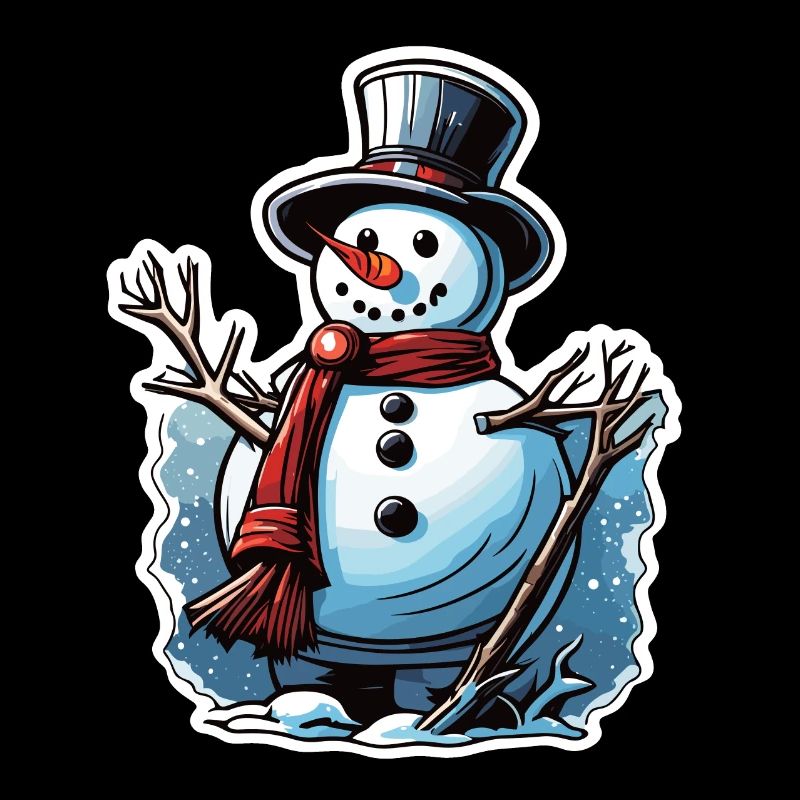 Snowman / Winter / Snow / Comic / Cold
