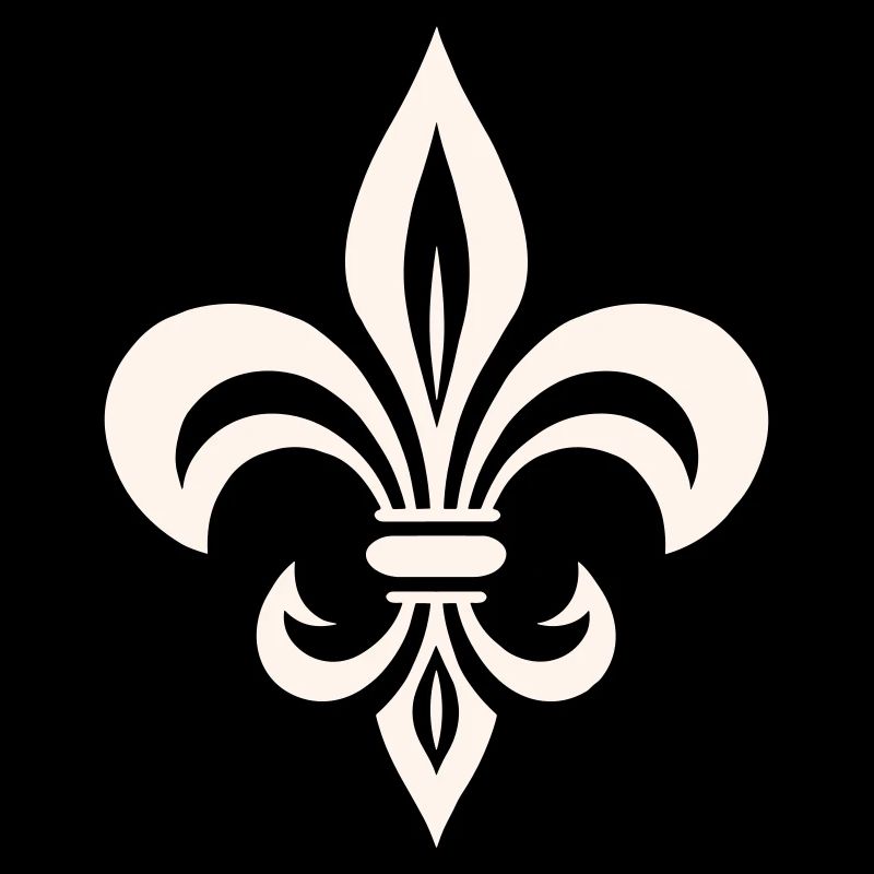 Ornement de lys Français
