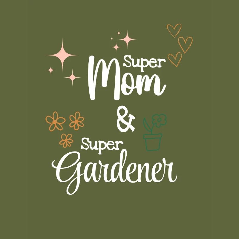 Beste Super Mama Gärtner Mama Muttertag Geschenk