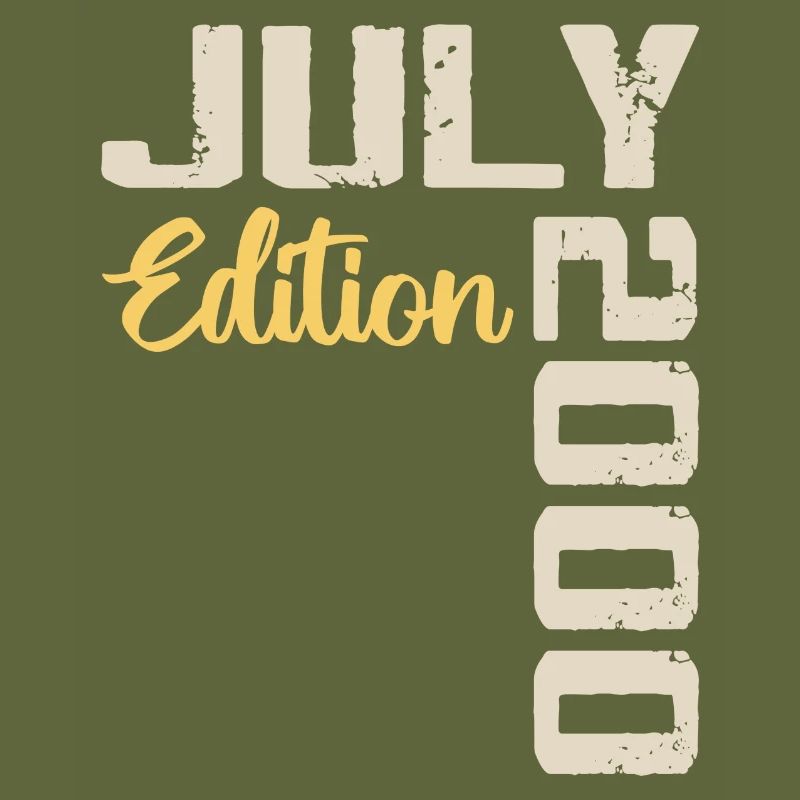 Juli 2000 Geburtstagsshirt Juli 2000