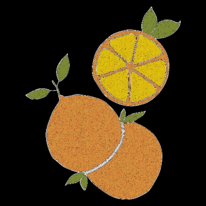 Tissu orange
