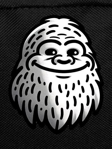 Smiling Yeti - Sasquatch Sighting
