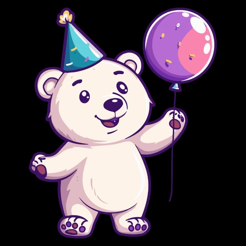Eisbär Geburtstag Comic