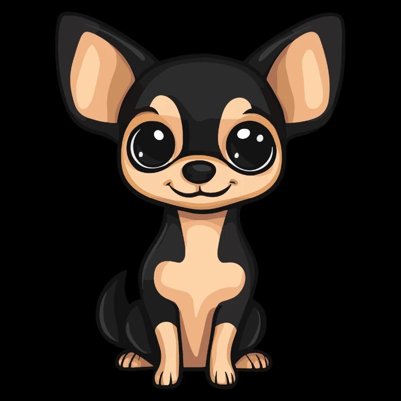 Chihuahua Dog Comic Baby