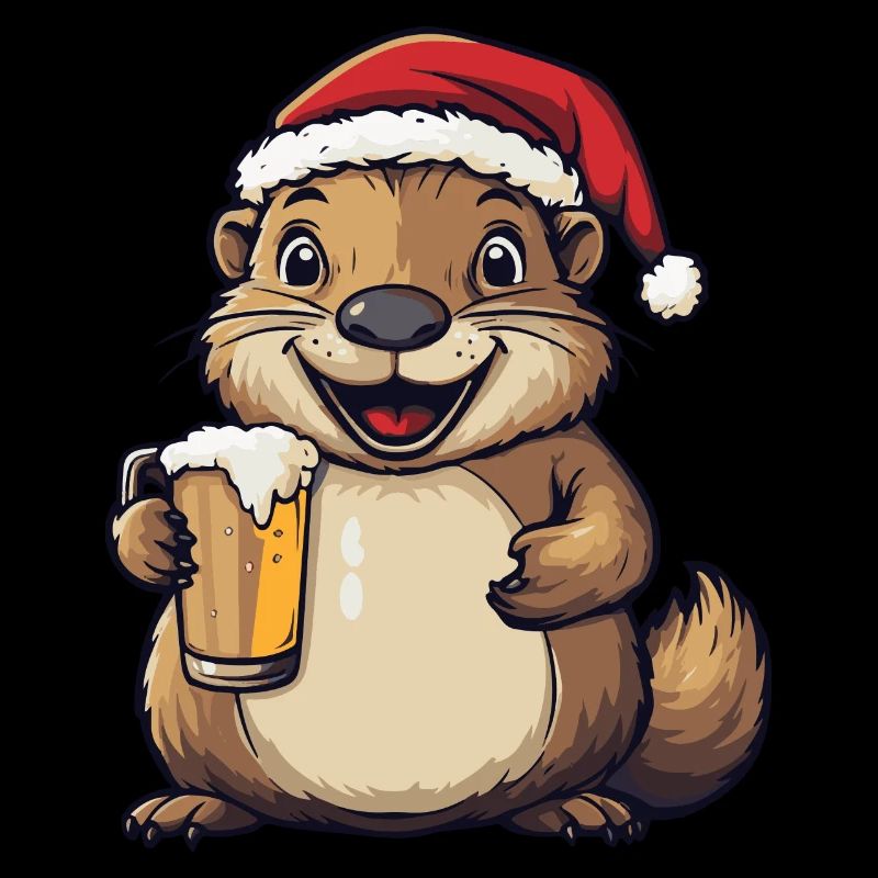 Biber Weihnachten Bier