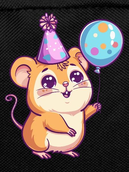 Hamster Birthday Comic Cute