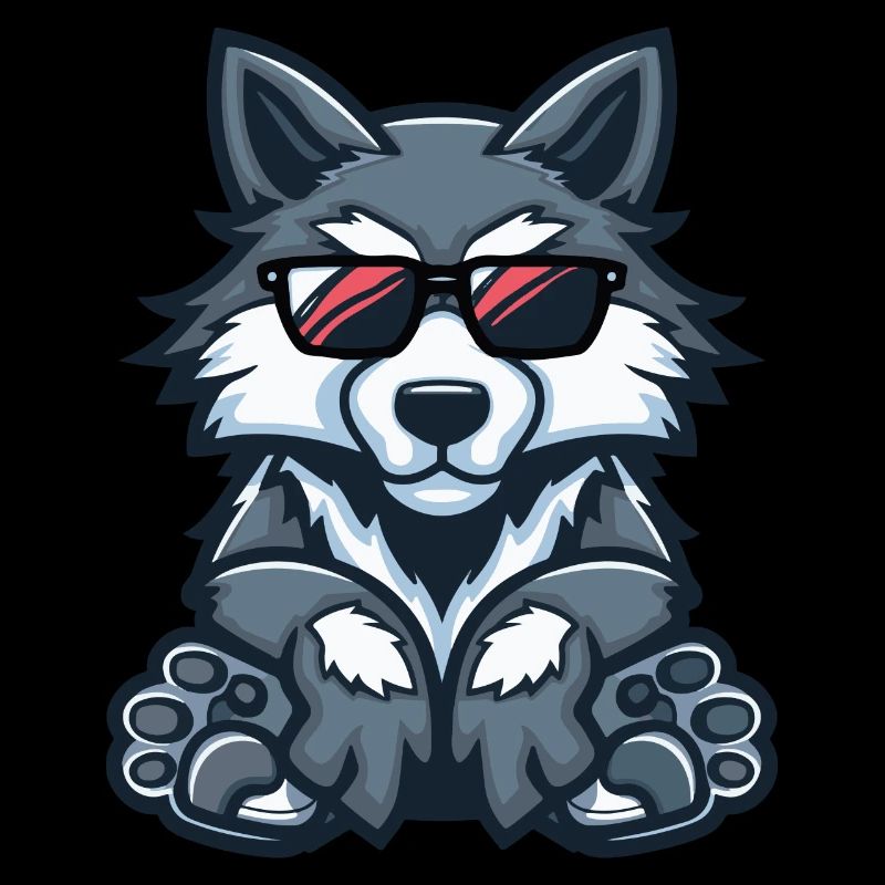 Wolf Comic Cool