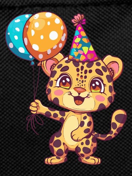Bébé d’anniversaire léopard