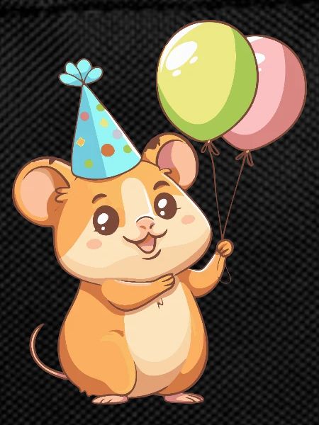 Hamster Birthday Baby
