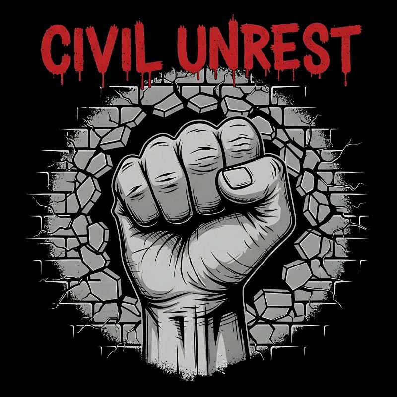 Civil Unrest Resist Graffiti