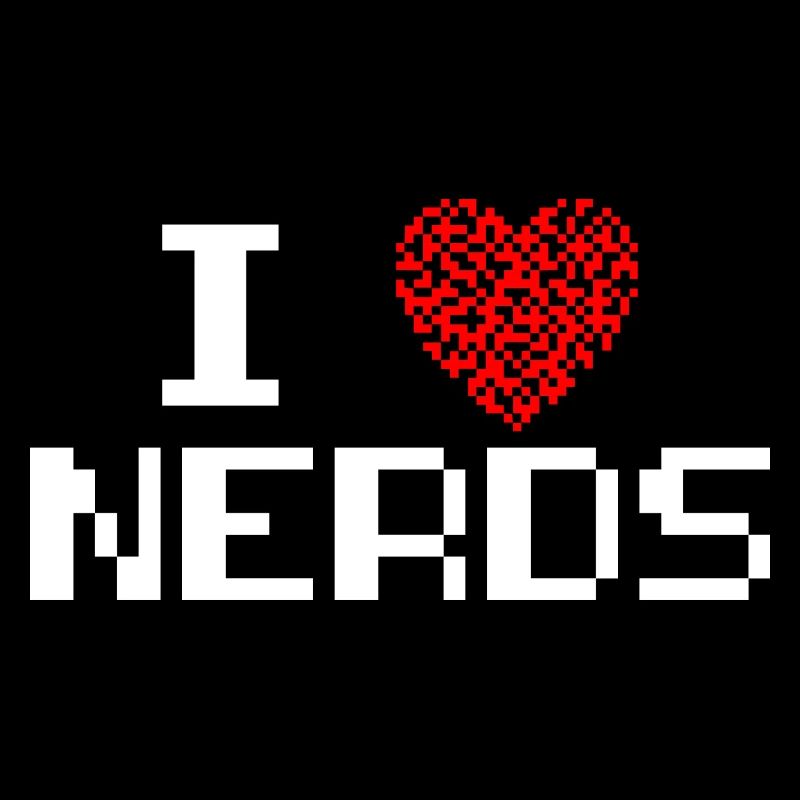 I Love Nerds tshirt - I Heart Nerds