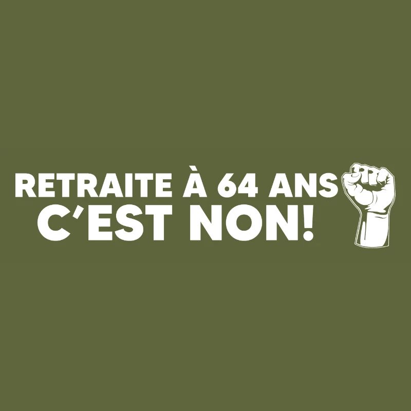 Retraite à 64 ans, c'est non! Retraites 49.3