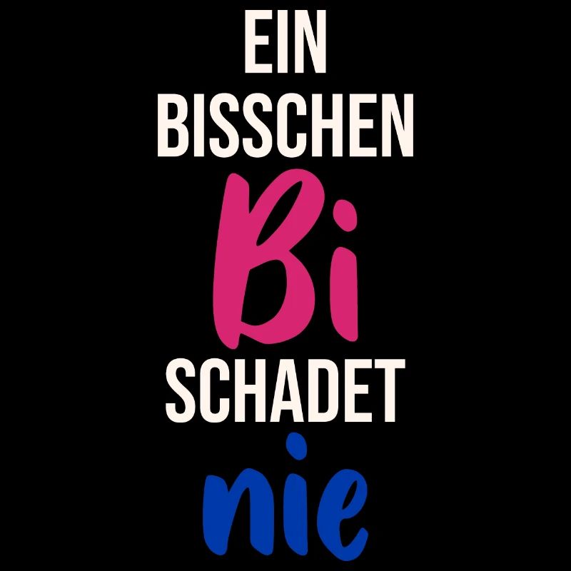 Ein bisschen Bi schadet nue Pansex Spruch Farben
