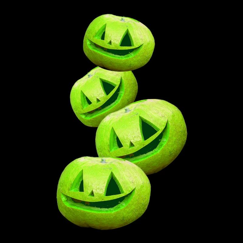 Halloween,Pumpkin,Ghost,Pink Pumpkin,Neon,Green