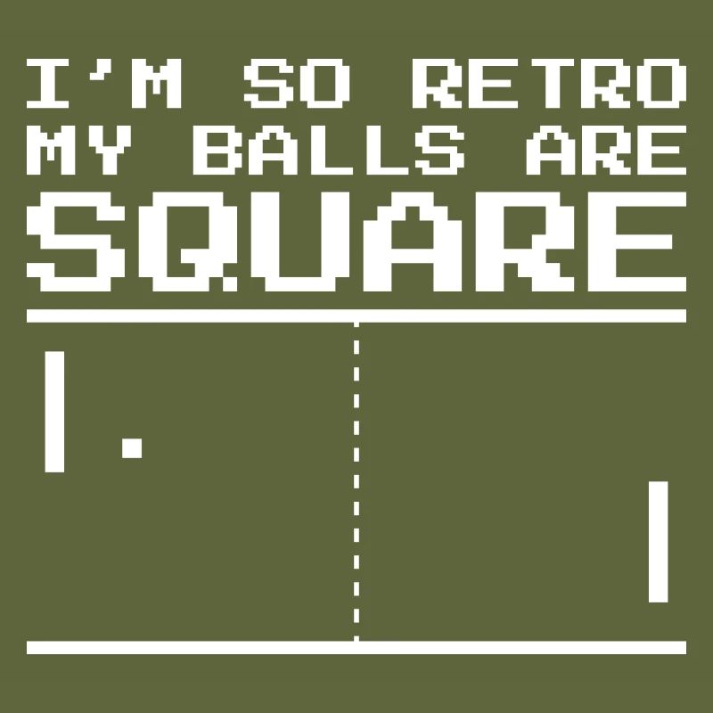 Ich bin so retro, dass meine Eier quadratisch sind - Vintage Old