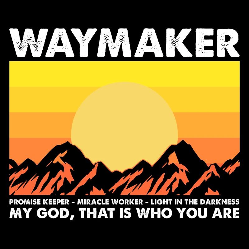 Vintage Waymaker Promise Keeper Wundertäter