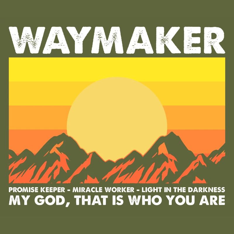 Vintage Waymaker Promise Keeper Miracle Worker