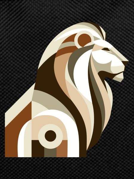 Abstract Lion