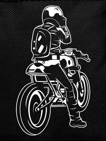 Cafe Racer Motorcycle 02_white