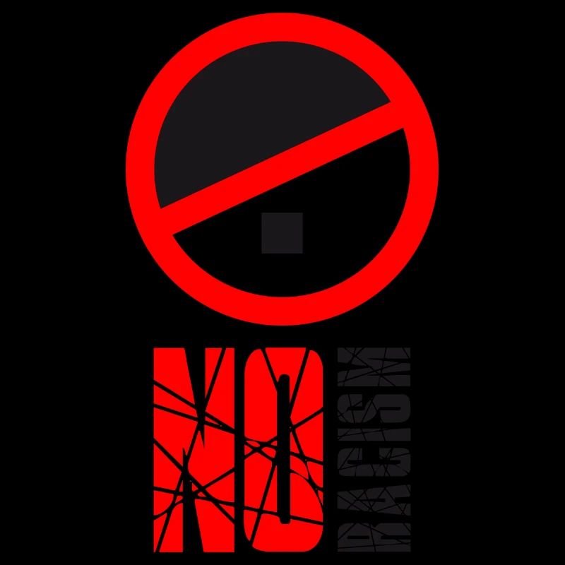adolf banned no no racism logo text against naec