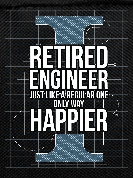Retired Engineer Happy Retirement Gift