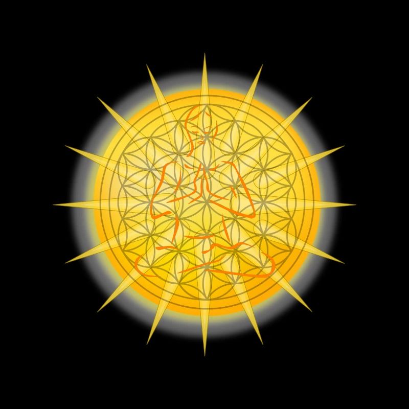 SOLEIL - fleur de vie - méditation