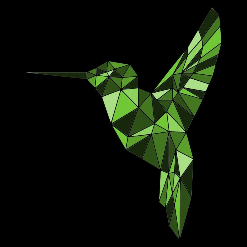 Vogel der Hoffnung - Poly Bird Vogelabbildung