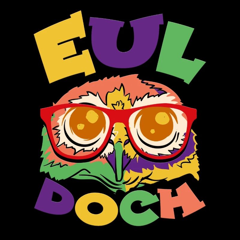 EUL doch - Eule mit Brille