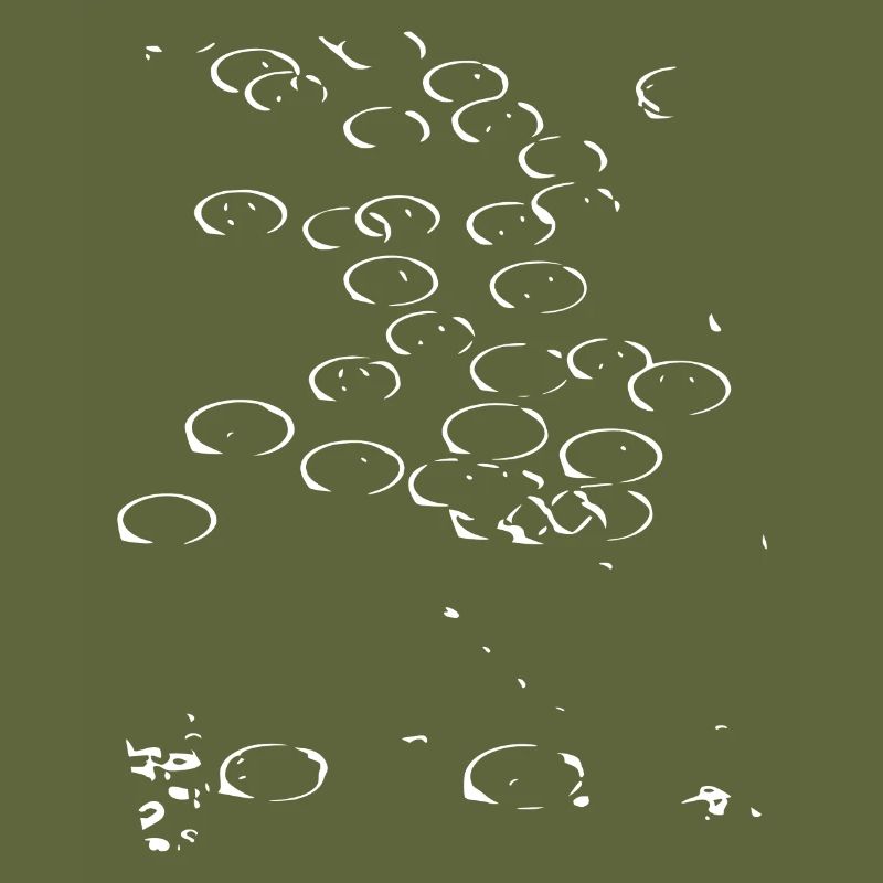 Abstract Dots / White / Line / Pattern