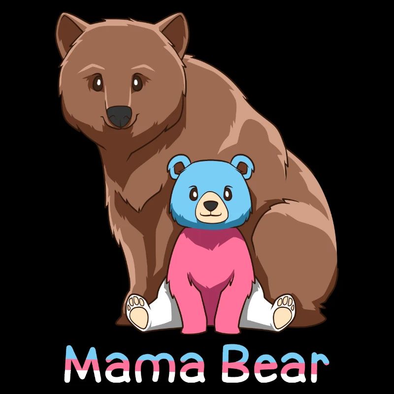 Cute Transgender Mom Bear Gift