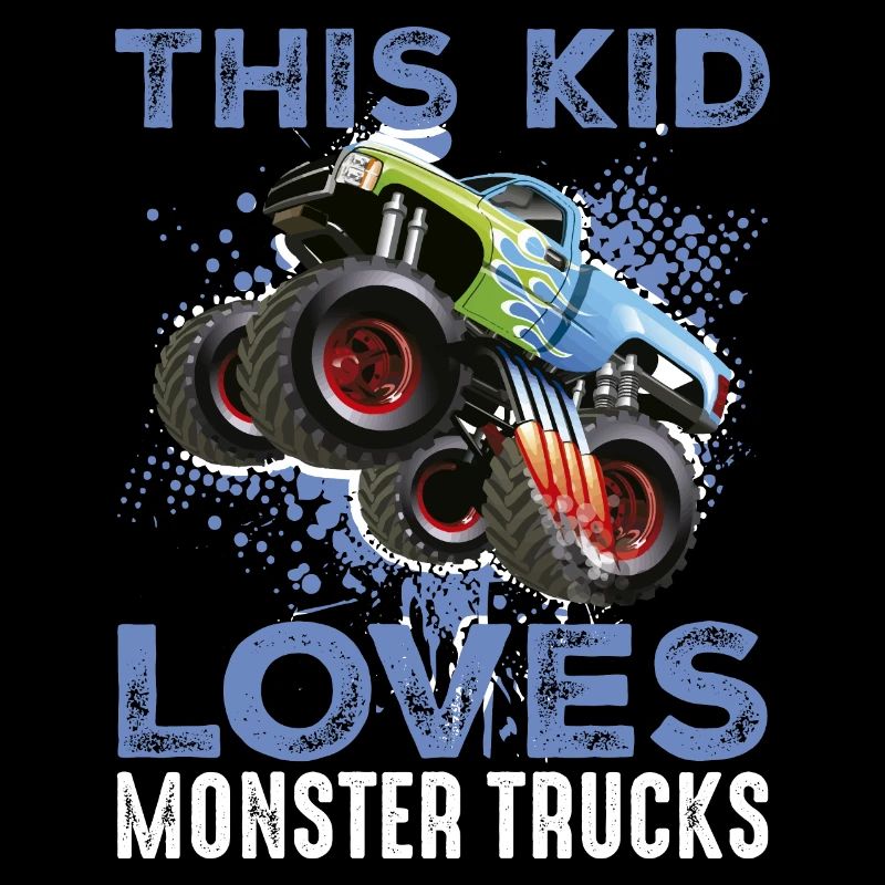 This Kid Loves Monster trucks