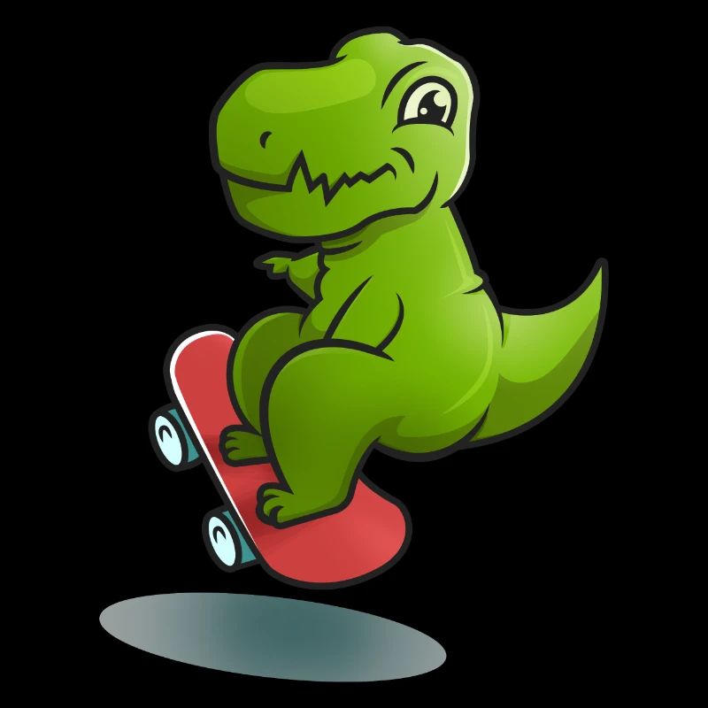 dino skate skateboard