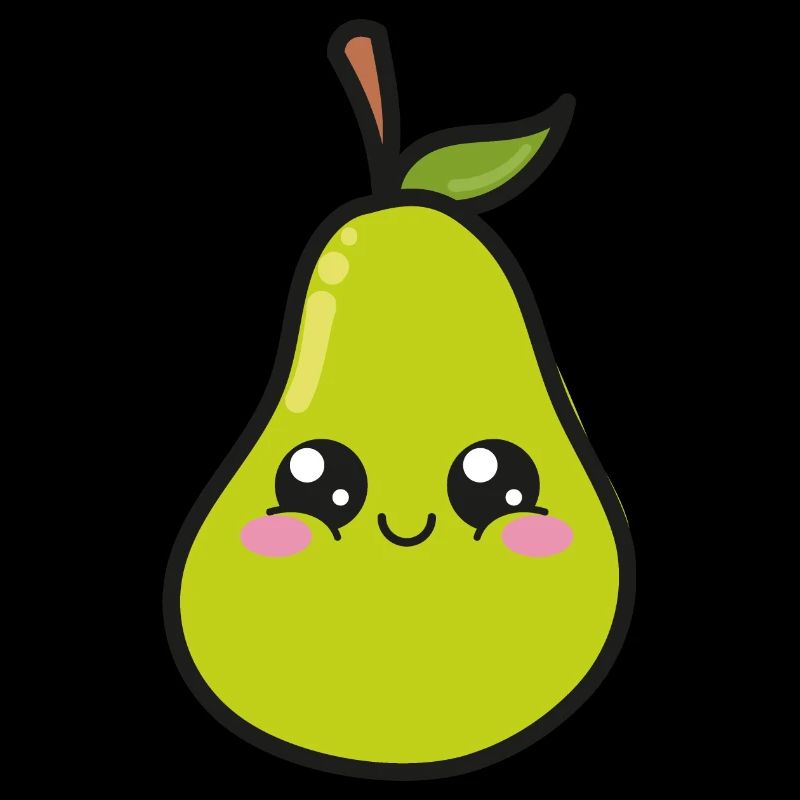 Douce poire Kawaii