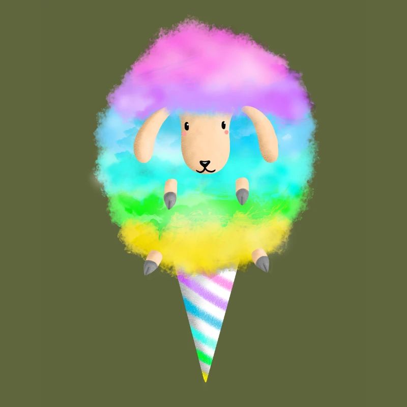 Cotton Candy Sheep