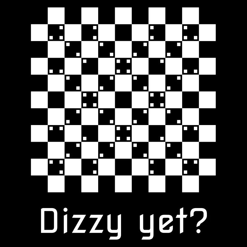 Dizzy yet? Optical illusion