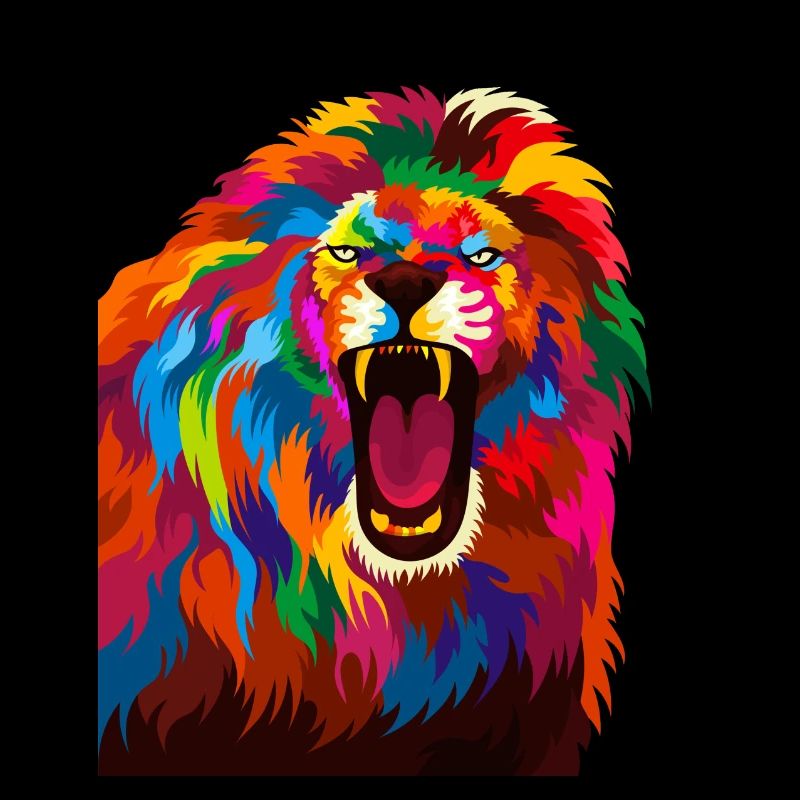 Rainbow Lion