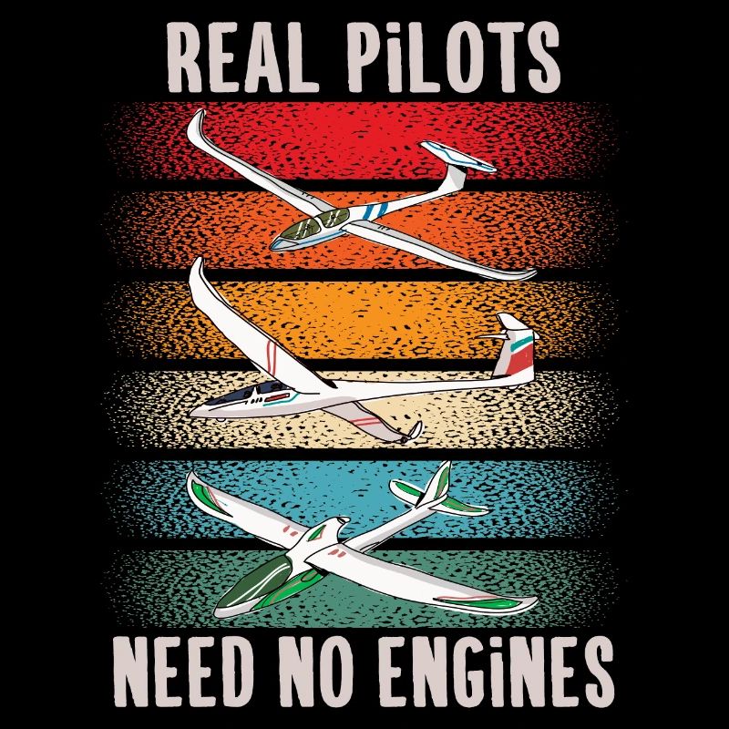 Vintage Sailplane Pilot Gliding Gift For Gliders