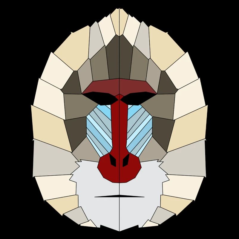 Mandrill geometric