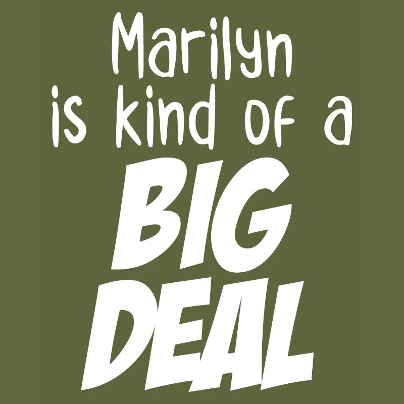 Marilyn est un peu une grosse affaire
